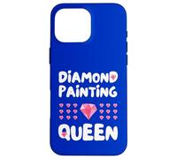 Peinture diamant Queen Art Craft Cadeau pour artistes Coque pour iPhone 16 Pro Max