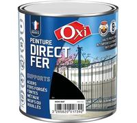 PEINTURE DIRECT FER NOIR MAT RAL 9005 0.5L