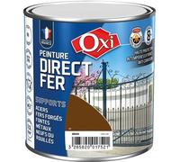 Peinture directe sur fer - Brun - Brillant - OXI - 0.5 L