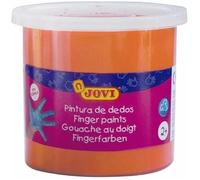 Peinture Doigts - Jovi - 560 - 125 Cl - Orange - Lot De 5 Botes - Lavable Et Séchage Lent