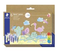 Peinture doigts Noris junior PASTEL, carton de 6