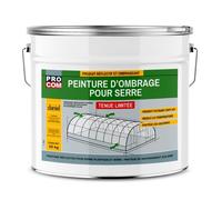 Peinture d'ombrage pour serre à tenue limitée, durée d'ombrage 3 mois 25 Kg Blanc