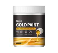 Peinture dorée pour artisanat - peinture métallique, peinture dorée, peinture dorée en gilding liquide, 300 g de couleur d'or liquide légère en feuille d'or | Peinture en métal, en plâtre et en bois,