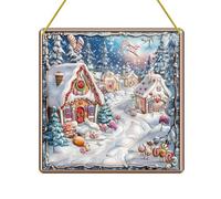 Peinture D'ornements De Noël - Peinture D'ornements De Noël | Peinture Avec Des Gemmes Sur Table Acrylique | Kit De Peinture Strass Peinture Décorative Strass Art Mur Stam