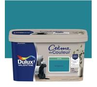 Peinture - DULUX VALENTINE - Bleu Acapulco - Satiné - Acrylique - 2,5L