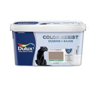 Peinture - DULUX VALENTINE - Color Resist Cuisine & Bains - Taupe - Satiné - 2 L