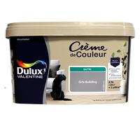 Dulux Valentine Peinture multi-supports intérieure Crème de Couleur Satin Gris Building 2,5 L