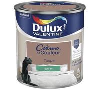 Dulux Valentine Peinture Crème de Couleur Finition Satin Taupe 0.5L