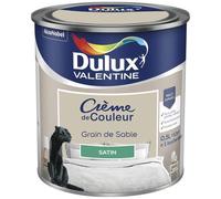 Peinture - DULUX VALENTINE - Crème de Couleur - Satiné - Beige - 0,5L