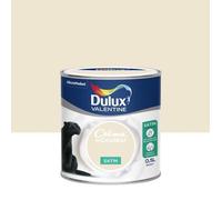 Peinture - DULUX VALENTINE - Crème De Couleur - Zéphir d'Ivoire - Satiné - Monocouche