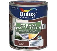 Dulux Valentine ECRAN+ MULTI-SUPPORTS EXTERIEURE - Peinture en Phase Aqueuse pour l'Éxtérieur et l 'Intérieur - Satin Ton Bois 2 L