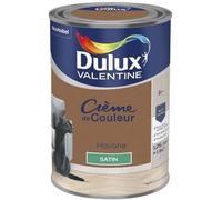 Dulux Valentine Crème de Couleur - Peinture multi-supports intérieure - Satin Havane 1,25 L