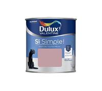 Dulux Valentine Peinture Si Simple Peinture Intérieure Toutes Pièces - Peinture Mur et Plafond, Porte et Plinthe - Couleur : Le Rose Intense - 0,5 L