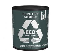 Peinture ECO pour boiseries et meubles - vert cyprès 500ml - ID PARIS