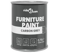 Peinture écolo pour meubles - vidaXL - Gris - 10x10x12 cm - Sans odeur - Séchage rapide - Facile à nettoyer