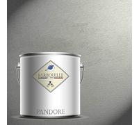 Peinture Effet Nacree, Metallisee Couleur - Argent - 2.5 Ltr - Sabre Spatule Offert - BARBOUILLE Pandore