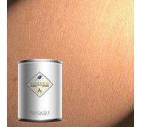 Peinture Effet Nacree, Metallisee Couleur - Or Brun - 1 Ltr - Trompette Spatule Offert - Pandore - Barbouille