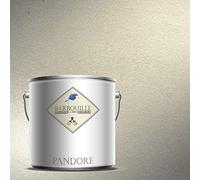 Peinture Effet Nacree, Metallisee Couleur - Platine - Perle - 2.5 Ltr - Spatule Offert - BARBOUILLE Pandore