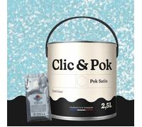 Peinture Effet Pailleté pour Murs & Plafonds - POK PAILLETTE - 2,5L - Tahiti