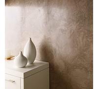 Peinture Effet Tadelakt, sobre, élégant, contemporain, Mise en œuvre simplifié, différents coloris au choix de MadeInNature® (Noisette)