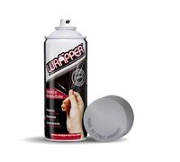 Peinture En Aérosol Amovible - Wrapper - Argent - Hydrofuge - Protection Légère - Film Amovible