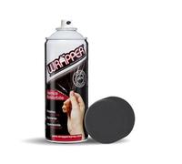 Peinture En Aérosol Amovible - Wrapper - Noir - Métallisé - Hydrofuge - Protection Légère