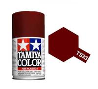PEINTURE EN AÉROSOL COULEUR TAMIYA TS-33 POUR PLASTIQUE ROUGE TERNE 100 ML