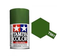 PEINTURE EN AÉROSOL COULEUR TAMIYA TS-61 POUR PLASTIQUE VERT NATO - 100 ML