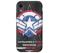 Peinture en aérosol Marvel Captain America et le Soldat de l'Hiver Coque pour iPhone XR