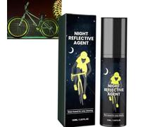 Peinture en aérosol phosphorescente, peinture en aérosol transparente, peinture en aérosol fluorescente, peinture qui brille en vert dans le noir, peinture réfléchissante, pour pochoirs et (jaune)