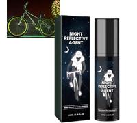 Peinture en aérosol phosphorescente, peinture en aérosol transparente, peinture en aérosol fluorescente, peinture qui brille en vert dans le noir, peinture réfléchissante, pour pochoirs et (blanc)