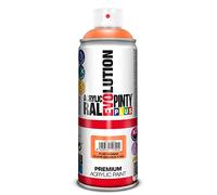 Peinture en aérosol pintyplus evolution 520cc orange fluorescent f143