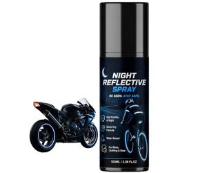 Peinture en aérosol réfléchissante Liquide fluorescent transparent à | Peinture spray luminescente 100 ml pour cyclisme Pour Voiture Vélo Moto