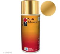 Peinture en bombe DO IT 150 ml Couleur: Or haute brillance Bombe aérosol à résine acrylique Effet métallisé, séchage rapide, pour
