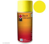 Peinture en bombe - DO IT - Jaune citron n°20 - 150 ml - Acrylique - Mate satinée