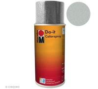 Peinture en bombe - MARABU - DO IT - 150 ml - Argent pailleté n°582 - Acrylique brillant