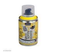 Peinture en bombe - Pébéo - DecoSpray - Jaune - 100 ml - Loisirs créatifs