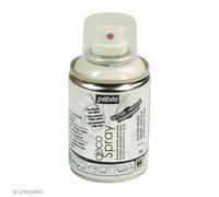 Pébéo - Peinture Acrylique en Spray - Pour la Décoration Multi Supports en Intérieur et Extérieur - Base Eau, Faible Odeur - 100 ml - Finition Pailletté - Coloris Argent Pailletté