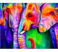 Peinture en chiffres Éléphants M029YE