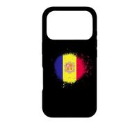 Peinture en Spray Motif Drapeau de l'Andorre Coque pour iPhone 17 Pro