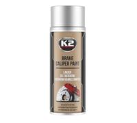 K2 Peinture en spray pour étrier de frein, argent brillant, résistant à la chaleur 260 °C