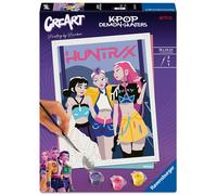 Ravensburger – Kit peinture par numéros CreArt Huntr/X Kpop Demon Hunters 18×24 cm – Dès 12 ans