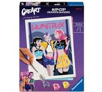 Ravensburger – Kit peinture par numéros CreArt Huntr/X Kpop Demon Hunters 18×24 cm – Dès 12 ans