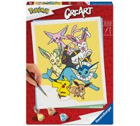 Ravensburger Peinture par numéros CreArt 24x30 cm Pikachu & Evoli Adulte 25897