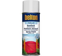 Aérosol peinture epoxy blanc satin RAL 9010 ultra résistante 400ml ROBUST BELTON