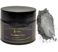 Peinture époxy métallique (gris ombre/gris (20 g), poudre de mica AArtsZ - Peinture époxy - Pigment de couleur - Poudre pigmentée pour qualité cosmétique - Gloss à lèvres de qualité cosmétique -
