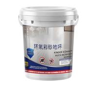 Peinture époxy pour sol en béton - Imperméable - Séchage rapide - Résistante aux taches - Pour la construction, l'extérieur, l'intérieur, les garages, les caves en béton