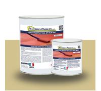 Peinture époxy sol et mur mat Kit de 1 Kg Jaune Sable RAL 1001