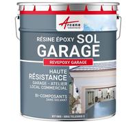 PEINTURE EPOXY SOL GARAGE - REVEPOXY GARAGE - 5 kg (jusqu'à 16 m² en 2 couches) Telegris 2 - RAL 7046