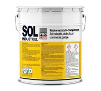 Peinture époxy sol industriel et garage, trafic intensif - Résine Époxy Sol PROCOM Kit 20 Kg